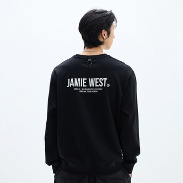 제이미웨스트 JW 에센셜 스웻셔츠 (블랙) JVA-TS231BK1