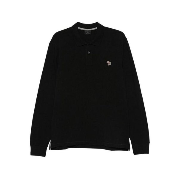 25FW 폴 스미스 폴로 티셔츠 M2R115LPZEBRA79 BLACK DOM