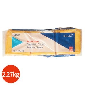  슈레이버 아메리칸 슬라이스 치즈 120매 2.27kg