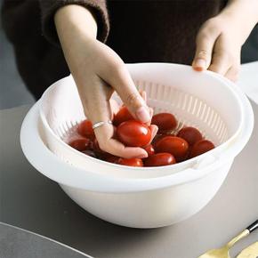 PG 세척 탈수 회전 채반 물빠짐 과일 채소볼