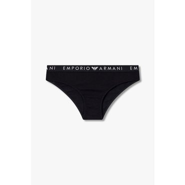 EMPORIO ARMANI 여성 풀 로고 밴딩 브리프(0824311525)