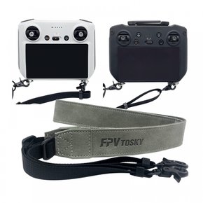 FPVtosky DJI RC & DJI RC Pro PU DJI Mini 3 Pro Mavic 3 Air 2S 넥 스트랩 컨트롤러 용 가죽