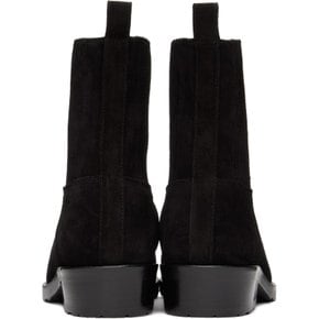 토가 비릴리스 SSENSE 익스클루시브 블랙 자수 첼시 부츠 FTVRMJ99609001 BLACK SUEDE