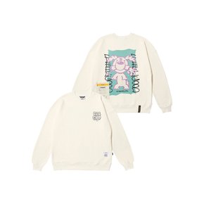 DOGGY OVERSIZED CREWNECK IVORY