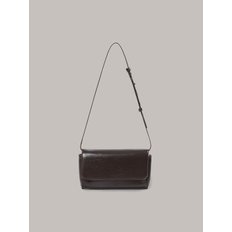 Square flap Bag - Brown