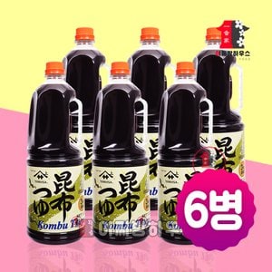  야마사 다시마간장 1.8L x 6개 콘부 쯔유 장유 어간장 만능 일본간장