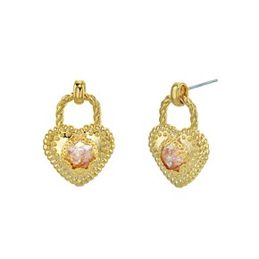 Love Lock Snowball Earrings