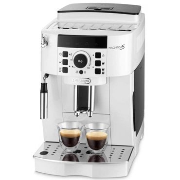  DeLonghi 전자동 커피 메이커 마그니피카 S 우유 거품 : 수동 1.8L 화이트 ECAM22112W