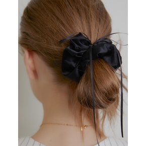 Satin ribbon scrunchie