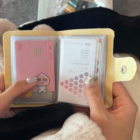 카드지갑 남성 여성 지갑 PARABU1921A똑딱이 명함 카드
