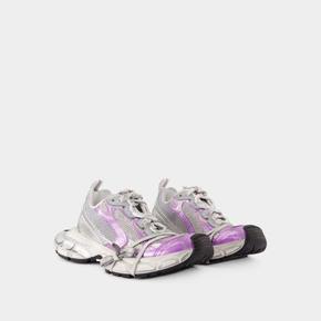 24FW 발렌시아가 스니커즈 734731 W3XL5 1259 GREY PURPLE WHITE gold