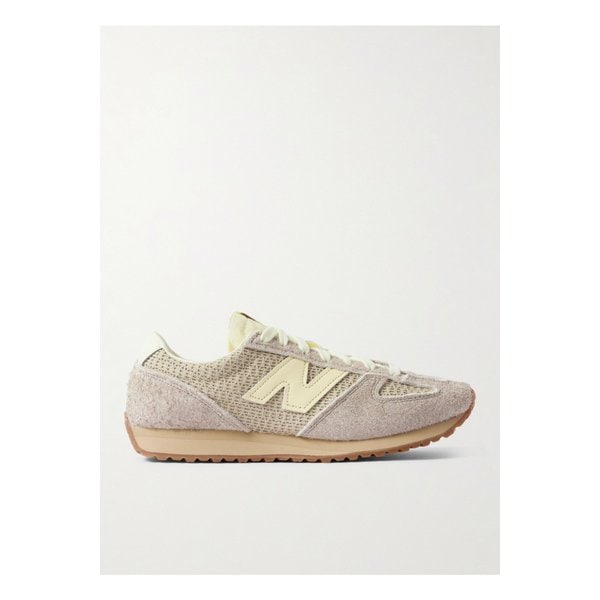 471 가죽 스웨이드 트리밍 니트 스니커즈 그레이 46376663162972892