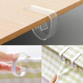 식탁보 고정 핀 캠핑용 테이블보 테이블포 책상 보 시트 고정용 클립 집게 도구 밀림방지