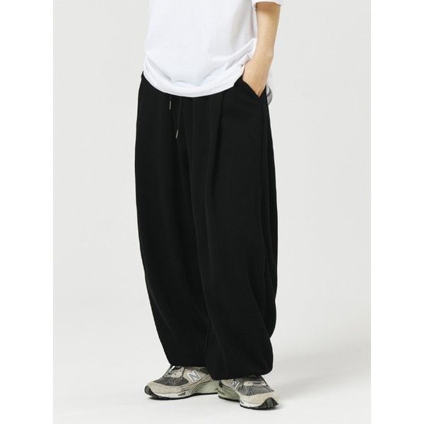 사이드 투턱 와이드 조거핏 트레이닝 스웨트 팬츠 - 6Color