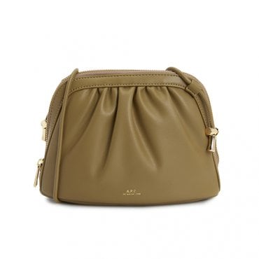 아페쎄 니논 드로스트링 여성 숄더백 PUAAT F61791 JAB KAKI CLAIR