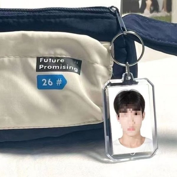 아크릴 사진 키링 증명사진 포토 아기 열쇠고리 (WFJEOJ1)