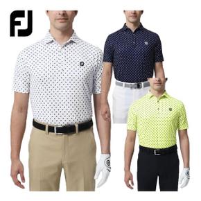 3131397 FOOTJOY 풋 조이 골프 웨어 반소매 폴로 셔츠 FJ-S23-S10엔지니어 CA3232662