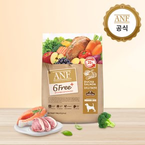 [N] ANF 식스프리플러스 인도어 독 오리고기&연어 1.6kg