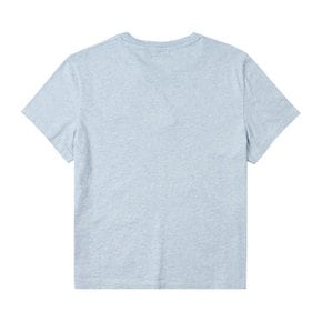 [비아델루쏘 고양점] [메종 키츠네] 여성 더블 폭스 헤드 패치 티셔츠 KW00106KJ0008 BHM 01211