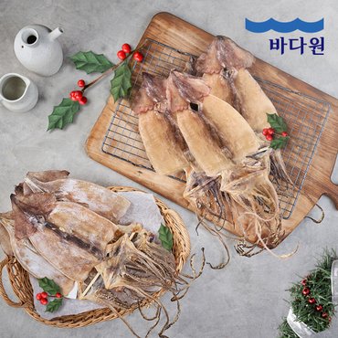 바다원 동해안 건조오징어 20미 (1.2kg) 국내산