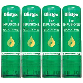 Blistex 블리스텍스 립밤 인퓨션 수딩 3.7g 4팩