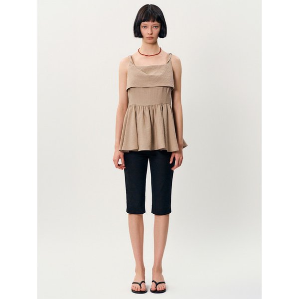 weena sleeveless blouse _ Beige