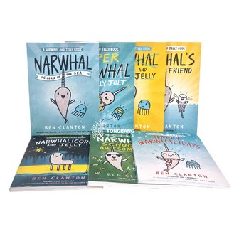 동방도서 (영어원서) A Narwhal and Jelly 7 Books Set (Paperback, 영국판)