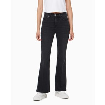 Calvin Klein Jeans [파주점] [캘빈클라인진]CK진여성 플레어핏 블랙 기모 데님(J225488)