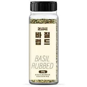 굿허브 조은약초 바질 홀 허브 럽드 시즈닝 건조 향신료 35g