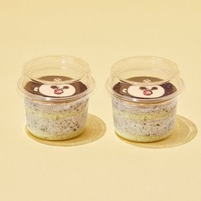 [쓱7클럽] 옥지의 깨먹는 케이크_쿠키앤크림 240g (120g*2)