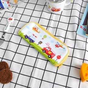 자동차 캐릭터 유아 아동 어린이 휴대용 수저케이스 멀티케이스 소풍 나들이 도시락 급식
