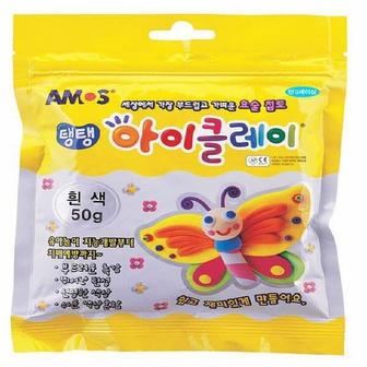 아트박스 /오피스큐 2500 아이클레이 낱색 흰색 50g