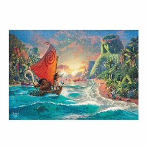 텐요1000 개 지그 소 퍼즐 디즈니 Moana [스테인드 아트] (51.2x73.7cm)