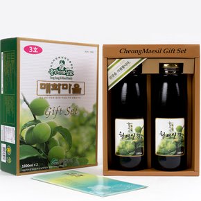 홍쌍리 매실청 청매실원 선물세트 3호(1000ml x 2병) 매실명인의 건강한 레시피