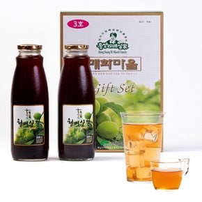 홍쌍리 매실청 청매실원 선물세트 3호(1000ml x 2병) 매실명인의 건강한 레시피