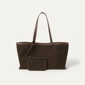 Monia Canvas Bag Walnut