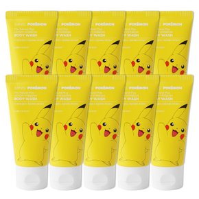 (10개)엘지 미니스 포켓몬 더 내추럴 플러스 레몬버베나 바디워시 50ml