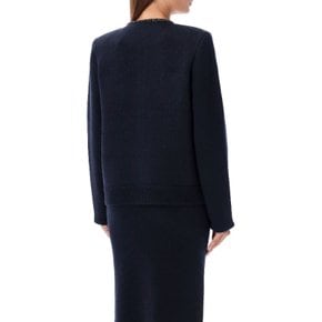 [해외배송] 셀프포트레이트 오버사이즈 가디건 AW24168CBL NAVY