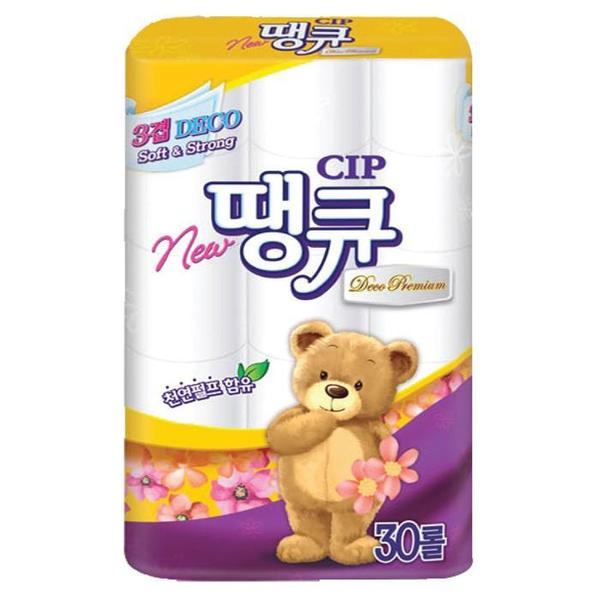 확대된 대표 땡큐 데코 프리미엄 화장지 3겹 14m x 90롤(1)