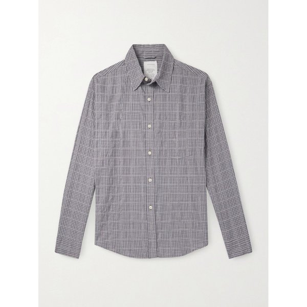 엠에프펜 엑제큐티브 체크 텍스처 코튼 블렌드 셔츠 46376663162868296