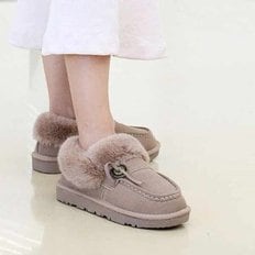 kami et muse Vintage button short fur boots_KM20w193