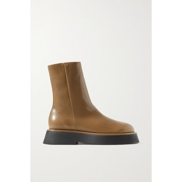 Rosa Leather Ankle Boots 탠 브라운 27086482323931342