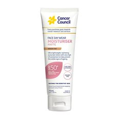 캔서카운슬 호주 모이스처라이져 매트 선크림 SPF50+ 75ml