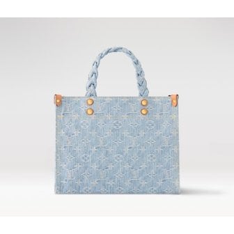 LOUIS VUITTON M24897 렛 고 PM 스카이 블루 데님 토트백 가방 2243775167403528