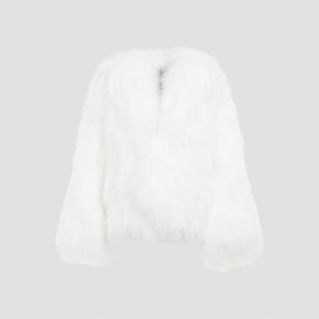 24FW 디 아티코 코트 248WCB44 FUR2 001 WHITE