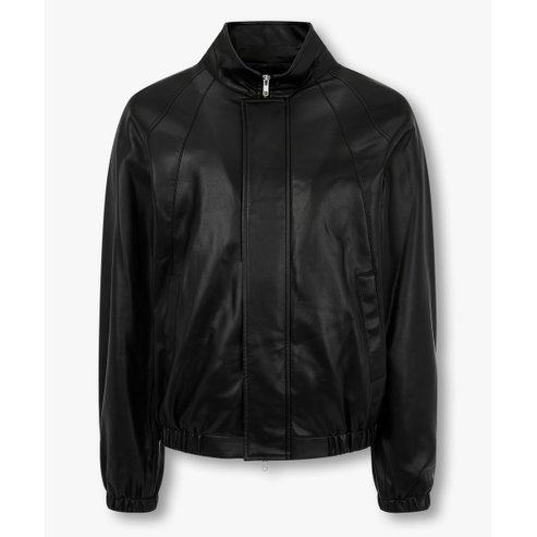 STUDIO TOMBOY [MEN] 24 F/W 모크넥 페이크레더 보머 점퍼 9154361814HY