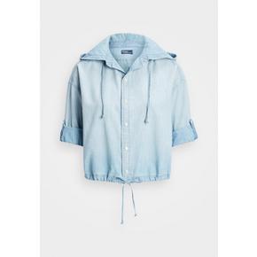 드로스트링 후드 셔츠 PO221E0IA-K11 CHAMBRAY