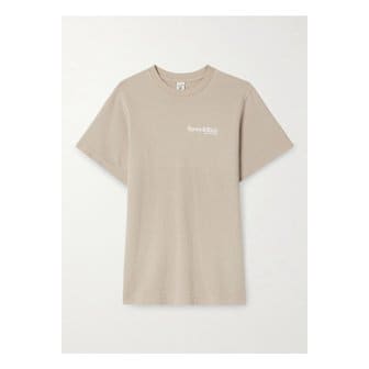 스포티앤리치 프린트 코튼 저지 티셔츠 머쉬룸 1647597360122797