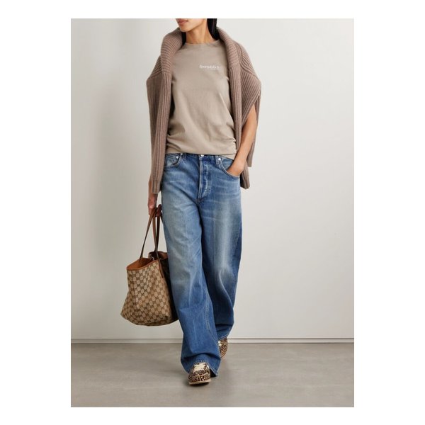 프린트 코튼 저지 티셔츠 머쉬룸 1647597360122797