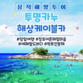 [당일여행] 짜릿한 하루! 삼척 해양 액티비티 투어 황금나무와 여행친구들